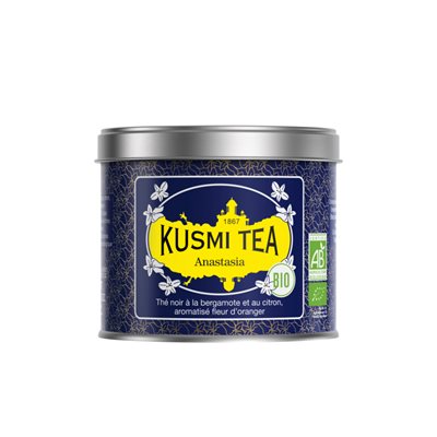 KUSMI Anastasia black tea Organic - Metal tin 100gr