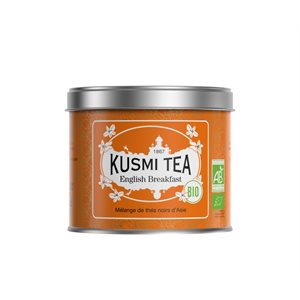 KUSMI English Breakfast black tea Organic - Metal tin 100gr