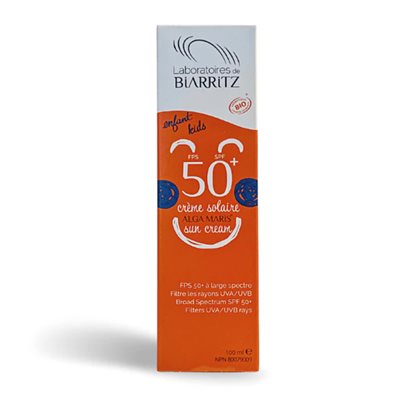 Biarritz Bio Crème Solaire Enfant 100ml SPF50+ 100ml