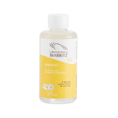 Biarritz Certified Organic Tiare Flower Monoi 100 ml