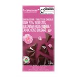 Benjamissimo Tablette De Chocolat Noir 70% Eau De Rose Bulgare Biologique 60G