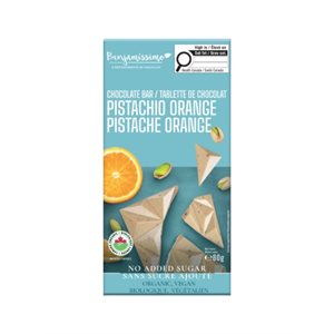 Benjamissimo Pistachio Orange No Added Sugar Chocolate Bar 60g