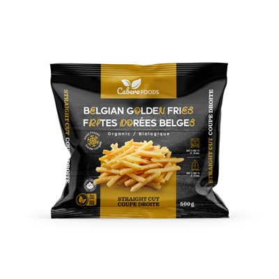 Cabera Foods Organic Straight Cut Belgian Golden Fries 500G