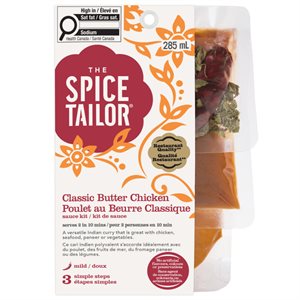 The Spice Tailor Kit de Sauce Poulet au Beurre Classique 285ml