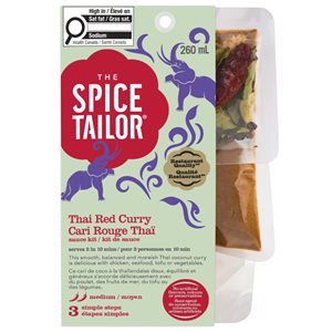 The Spice Tailor Kit de Sauce Cari Rouge Thaï 260ml