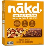 Nakd Raw Fruit & Nut Bars-  Peanut Delight 35Gx4