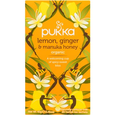 Pukka Thé Biologiques Citron,Gingembre,Manuka