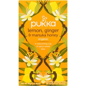 Pukka Tea Organic Lemon,Ginger,Manuka 20U