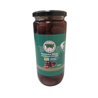TAU Olives Kalamata biologiques 500ml