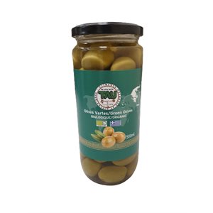 TAU organic green olives 500ml