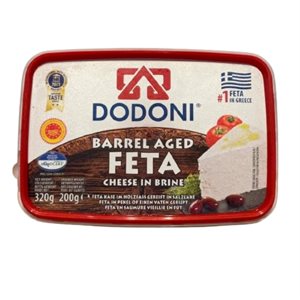 Dodoni Barrel Aged Feta In Brine 200G