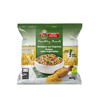 BARBA STATHIS HEALTHY BOWLS BULGUR W / VEGETABLE 400g