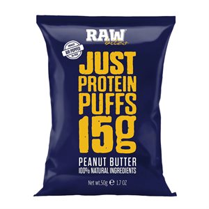 Croustilles Protéinées Soufflées – 15 G De Protéines – Sans Gluten – Beurre D’Arachide Léger. 150G