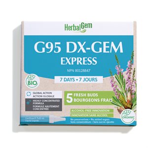 Herbalgem Organic Dx-Gem Express 7 Days - 7 X 10 Ml 