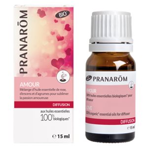 Pranarom Love 15 Ml - 100% Organic Essential Oils For Diffuser