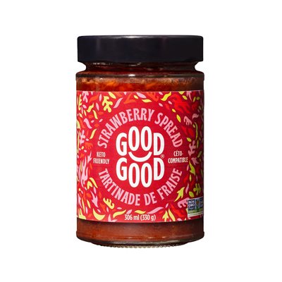 Good Good Sweet Strawberry Spread Keto Friendly 330g