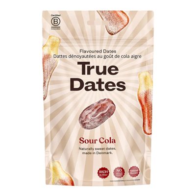True Dates Flavoured Date Snacks Sour Cola 100g