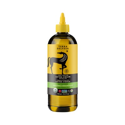 Terra DeLyssa Huile d' Olive Biologique Extra Vierge pression à froid 750ml
