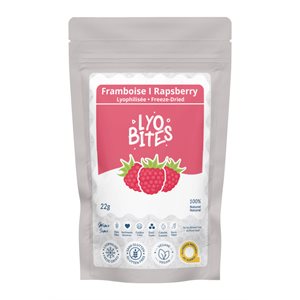 LYOBITES FREEZE-DRIED RASPBERRIES 22g