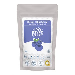 LYOBITES FREEZE-DRIED BLUEBERRIES 34g