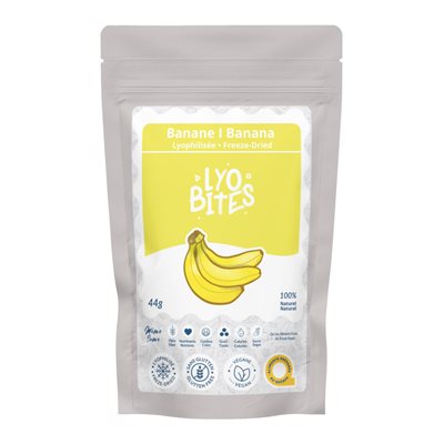 LYOBITES FREEZE-DRIED BANANAS 44g