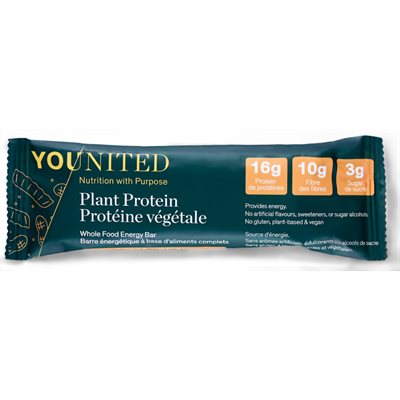 Younited Nutrition - Barre Énergétique À Base D'Aliments Complets Moules Au Beurre D'Arachide 720G Younited Nutrition - Barre Énergétique À Base D'Aliments Complets Moules Au Beurre D'Arachide 720G