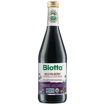 Biotta Organic Wild Bilberry juice 500ml