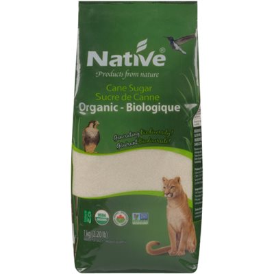 Native Sucre de Canne Biologique 1 kg