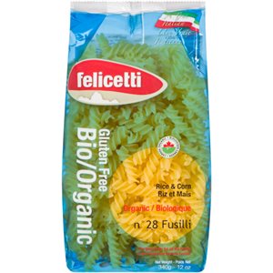 Felicetti n° 28 Fusilli Organic Gluten Free Rice & Corn 340 g 340g