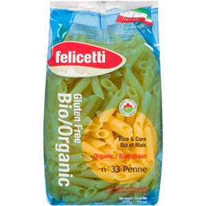 Felicetti n° 33 Penne Organic Gluten Free Rice & Corn 340 g 340g
