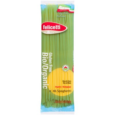 Felicetti n° 46 Spaghetti Organic Gluten Free Rice & Corn 340 g 340g