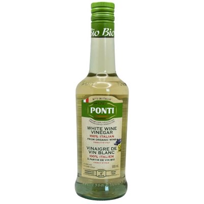 Ponti Vinaigre De Vin Blanc 100% Italien Bio