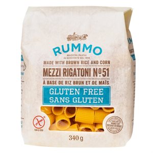 Rummo Gluten Free Pasta Mezzi Rigatoni N°51 340G