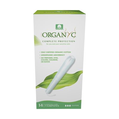 Organyc Tampon Super avec Applicateur