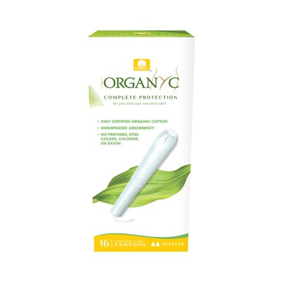 Organyc Feminine Tampons W / Applicator Regular 16un.