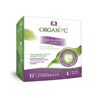 Organyc - Sous-vêtements protection - grande 12un