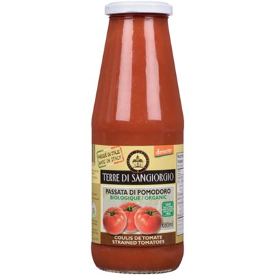 Terre di Sangiorgio Coulis de Tomate Biologique 680 ml