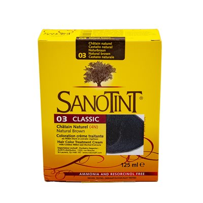 Sanotint CLASSIC 03 Châtain Naturel (4N) 125 ml Sanotint CLASSIC 03 Châtain Naturel (4N) 125 ml