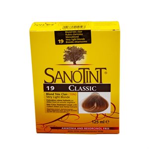 Sanotint CLASSIC 19Very Light Blonde (10N) 125 ml