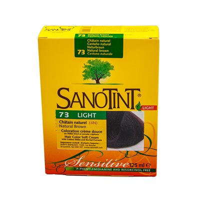 Sanotint LIGHT 73 Natural Brown (4N) 125 ml