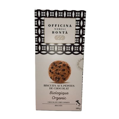 Officina Nobili Bonta - Biscuits Aux Pépites De Chocolat Bio 180G