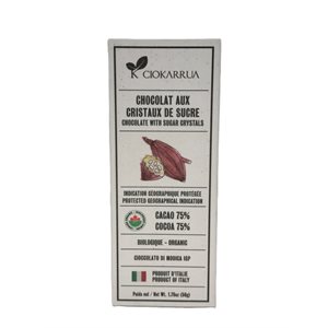 Ciokarrua Organic Chocolate 75% 50g