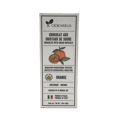 Ciokarrua Organic Chocolate orange 50g