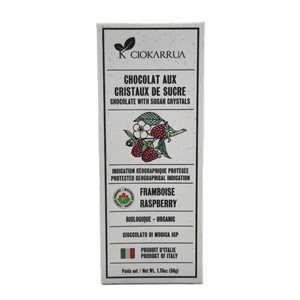 Ciokarrua Chocolat bio framboise 50g