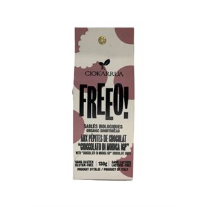 Freeo - Organic Shortbread With "Cioccolato Di Modica Igp" Chocolate Chips 130G