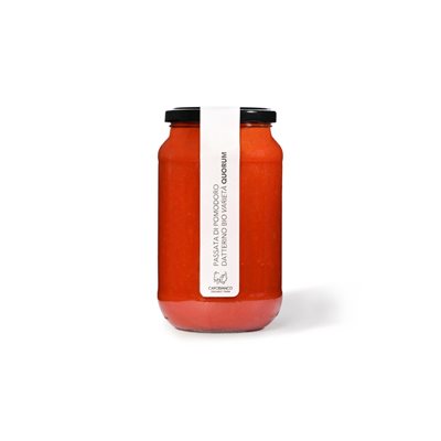 Organic plum tomato puree 550g