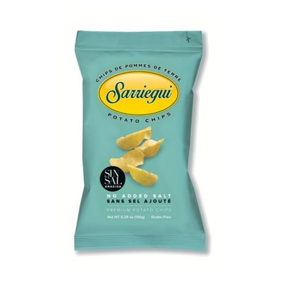 Sarriegui Unsalted Potato Chips 150Gr