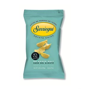 Sarriegui Unsalted Potato Chips 150Gr