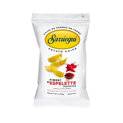 Sarriegui Potato Chips Espelette Paprika 125g