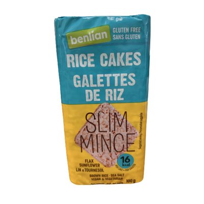 Benlian Rice Cakes Slim Flax&Sunflower 100g